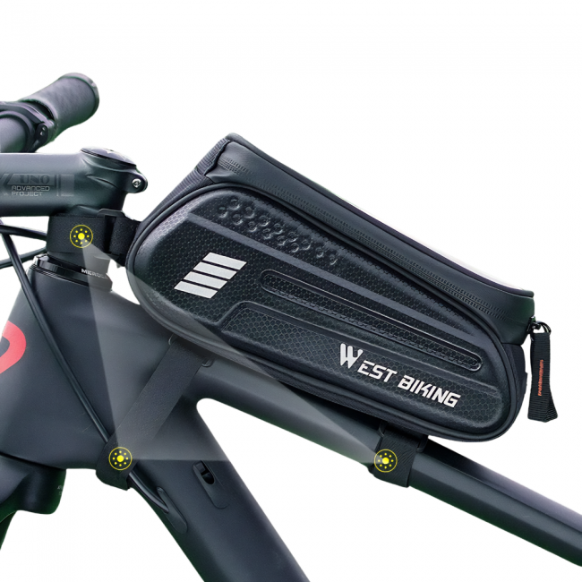 west biking чанта за телефон велосипед