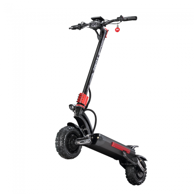 Електрическа тротинетка YUME Raptor 2 с пробег 100 км и скорост 87 км/ч